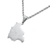 Bolivia Map Country Cities Name Pendant Necklaces for Women Bolivians Jewelry 5
