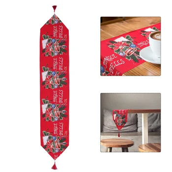 

1pc Decorative Reusable Practical Xmas Tablecloth Table Cover Desktop Decor Tabletop Ornament for Restaurant Home