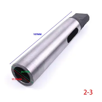 

High Accuracy 45# Steel MT2-MT3 Morse Taper Drill Sleeve Reducing Adapter For Lathe Milling Morse Taper Shank Long life In US