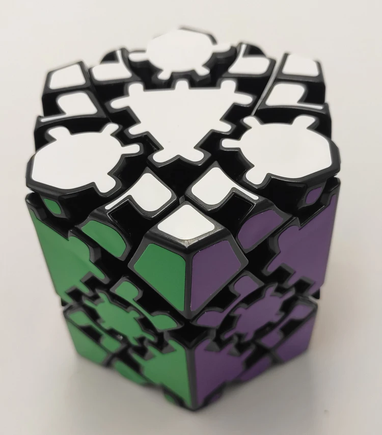 

Lanlan Hexagonal Pyramid Dipyramid Twelve Face Cone Shape Mode Gear Magic Cube Puzzle Education Toys For Kids Children