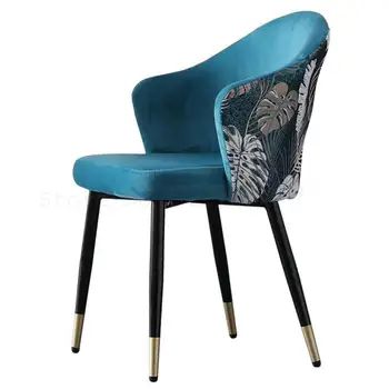 

Nordic Dining Chair Household Light Luxury Backrest Stool Desk Chair Makeup Chair Restaurant Chair Sales Office Negotiation Chai