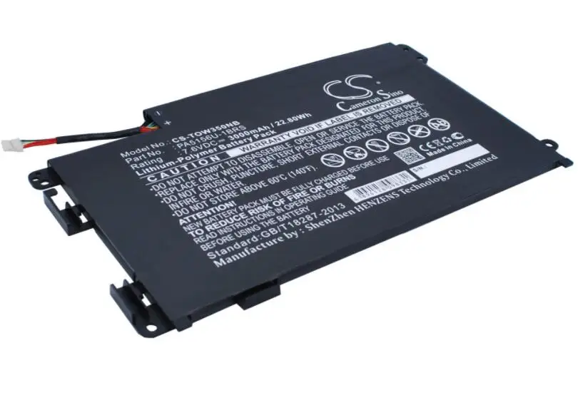 Cameron sino 3000 мАч аккумулятор для Toshiba нажмите W35 нажмите W35 13," нажмите W35Dt спутниковый W35Click-A3300 спутниковый W35Dt