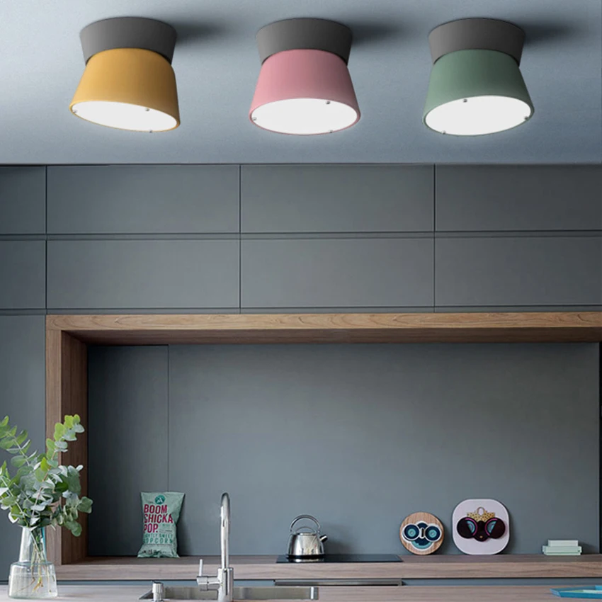 

Novel LED Color Pizza Ceiling Lights Lighting Nordic Indoor Loft Living Room Lamp Restaurant Bedroom Study Decor Light Fixtures