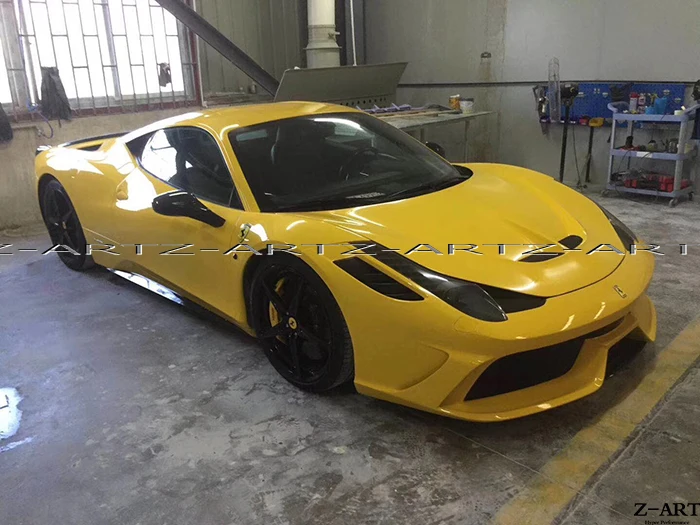 Z-ART полностью углеродное волокно передняя крышка багажника для Ferrari 458 Специальный передний капот для Ferrari 458 углеродное волокно передняя крышка багажника