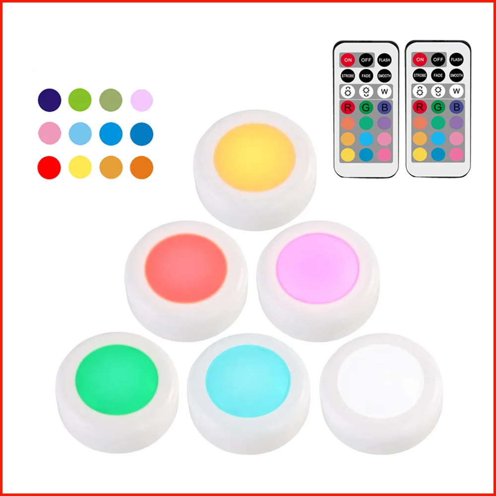 

13 Color RGB Color Remote Control Atmosphere Light LED Cabinet Light Christmas Day Infrared Seven Color Light Clapping Light
