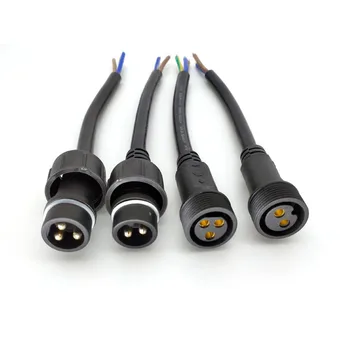 

M25 Wire Waterproof Connector Extra Large Male Female Connector 2 pin 3 pin 2.5 Square Copper Wire Connectors