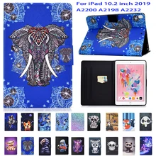 Чехол из искусственной кожи с защелкой для iPad 10,2 чехол A2200 A2198 A2232 10," оболочка многофункциональный чехол для планшета Fundas Coque Skin