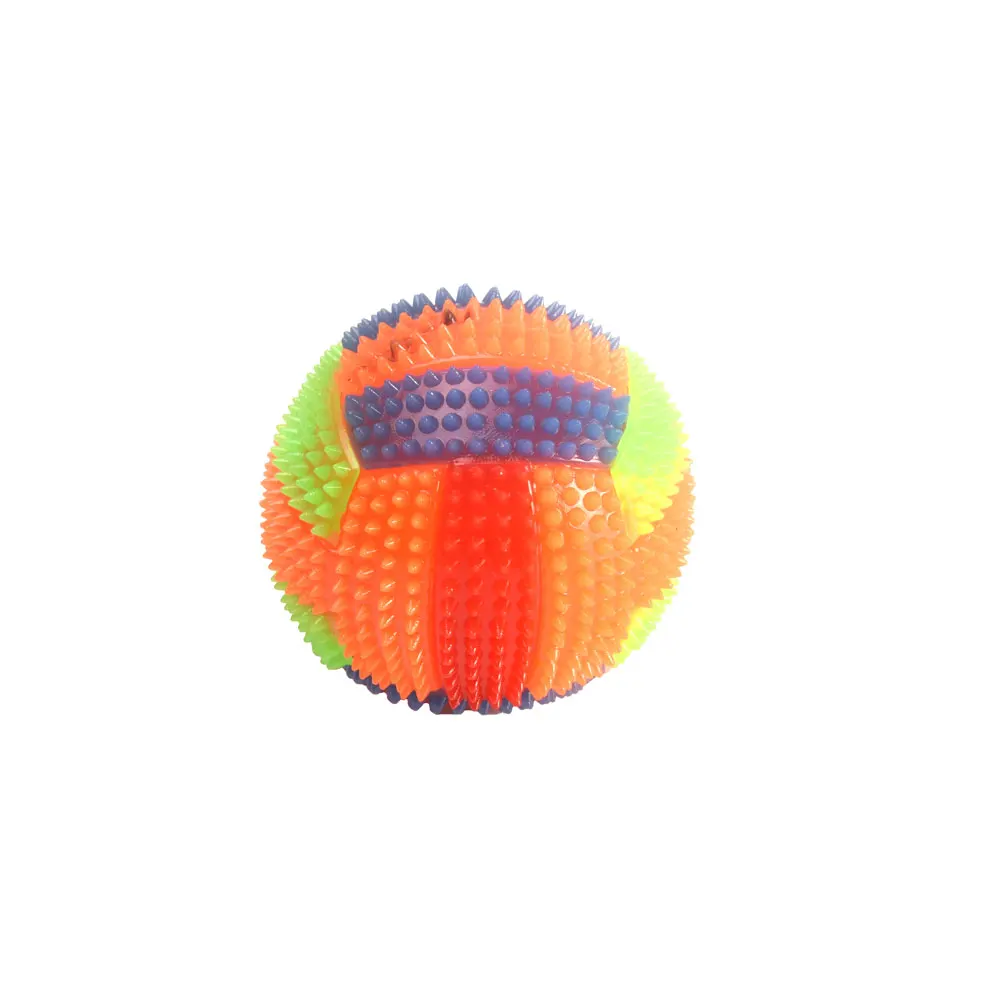СВЕТОДИОДНЫЙ мигающий светильник для волейбола, меняющий цвет, прыгающий шар ежика, детская игрушка