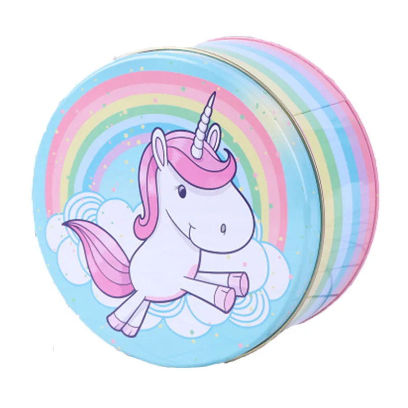 unicorn box Радужные скатерти с изображением русалки, единорога, вечерние, голографические, свадебные, для дня рождения ребенка, вышивка, сетка, кружево, блестящая ткань с пайетками - Цвет: unicorn box