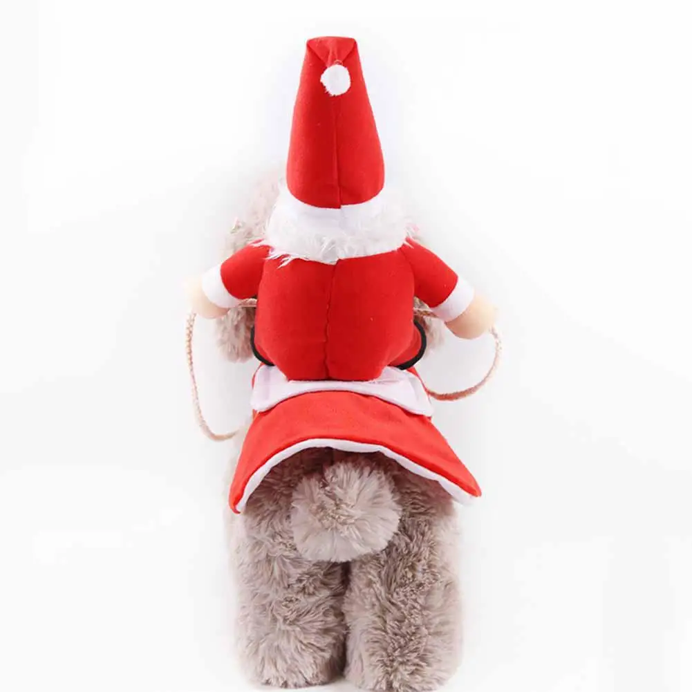 HobbyLane Новогодний для домашних собак, пальто, одежда для кошек, куртка Санта Клауса для косплея, наряд для средних и больших собак, украшение для собак