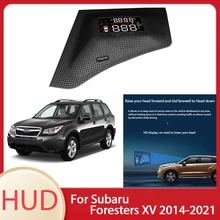 Système d'alarme avec écran tête haute HUD, accessoires électroniques pour voiture, pour Subaru forester XV de 2014 à 2019, 2020 et 2021