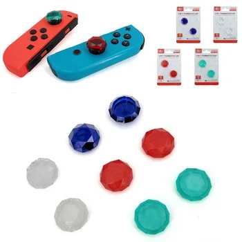 

2pcs Shining Diamond Thumb Stick Grip Cap Joystick Cover For Nintend Switch Lite NS Joy-Con Controller Gamepad Thumbstick Case