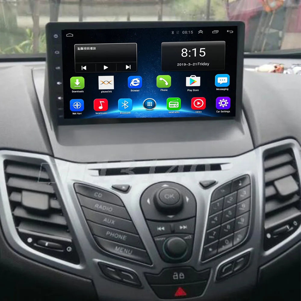 2020 Android 10.0 Car Radio For Ford Fiesta 2009 20102018 2019 Ips Gps Navigation Auto Stereo