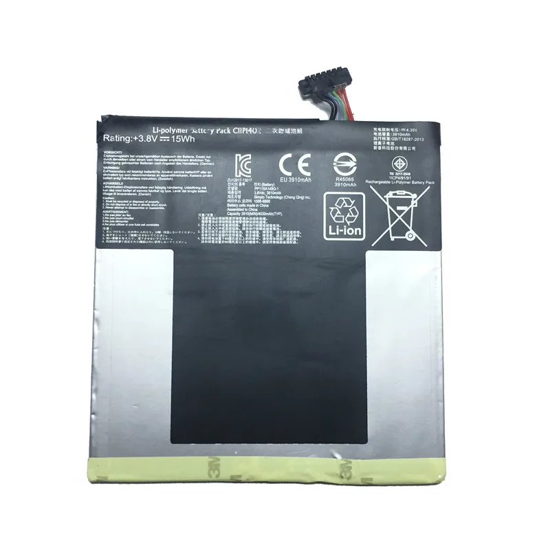 Литий-полимерный аккумулятор для планшета ASUS Fone Pad 7 ME375C FE375 FE375CXG K019 сменный аккумулятор C11P1402 3910 мАч