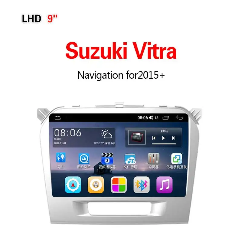 Lionet gps навигация для автомобиля Suzuki Vitra+ 9 дюймов LS2001X - Размер экрана, дюймов: 4G8core4G32G