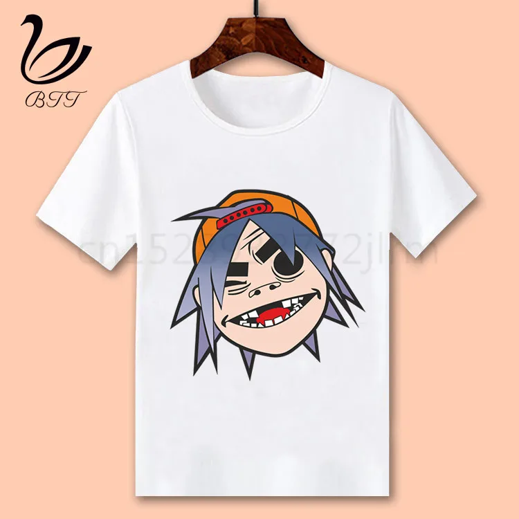 Gorillaz/футболка для маленьких мальчиков и девочек; детский топ для мальчиков; детская футболка с принтом; Забавные футболки; летняя футболка с короткими рукавами