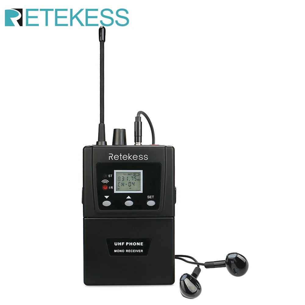 Беспроводной аудиоприемник Retekess T127 RF конференц система одновременный перевод с