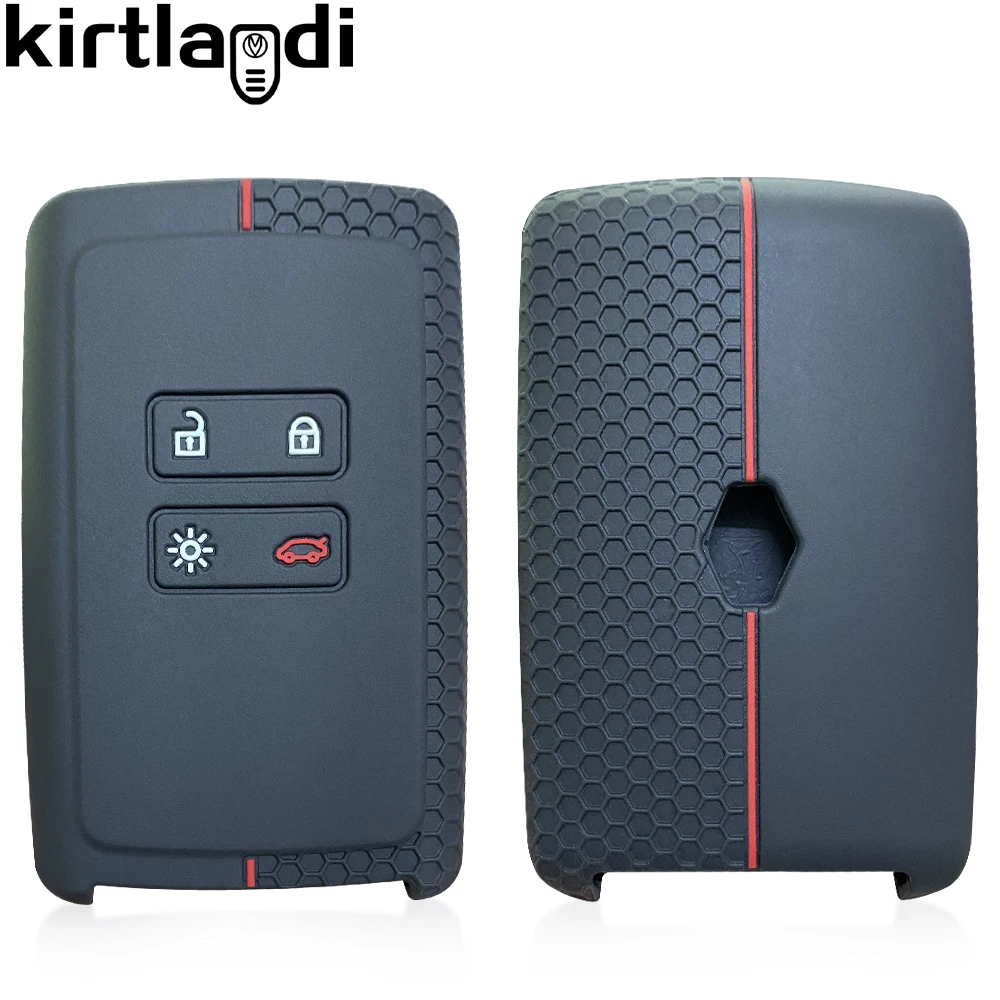 Силиконовый чехол для ключа Renault Captur Megane Talisman Espace Clio Zoe Koleos Scenic 4 Arkana Dacia Sandero Card Remote |