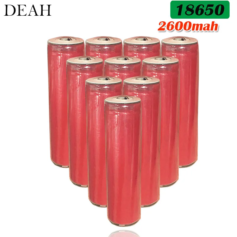 100% Original 3.7V UR18650 2600mah Lithium Rechargeable Battery for toy car flashlight mobile power camera laptop with pcb | Электроника