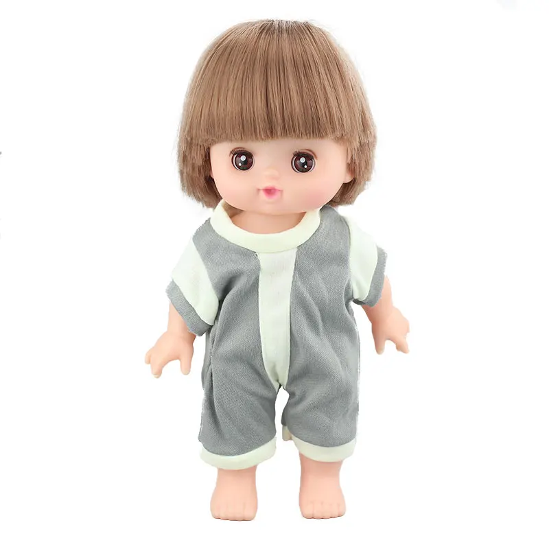 Модный милый полосатый комбинезон для 25 см Mellchan Baby Doll аксессуары для одежды