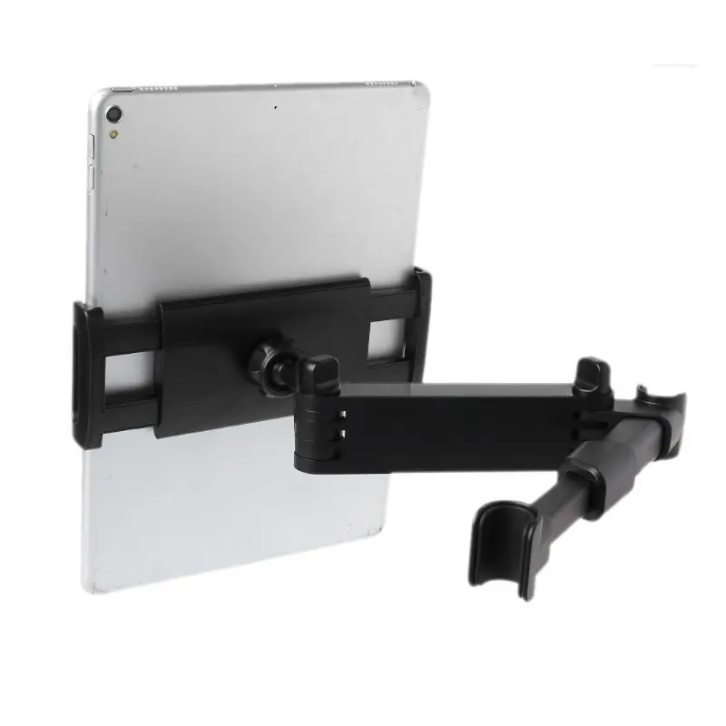 Car 4-12 Inch Mobile Phone Holder Foldable Tablet Stand Back Seat Headrest Mount
