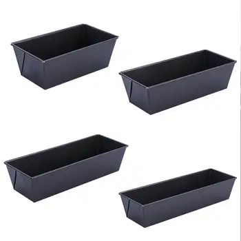 

Non-Stick Biscuit Box Toast Baking Pan Bread Cake Box Mold Rectangle Carbon Steel Baking Tray Bakeware Tools