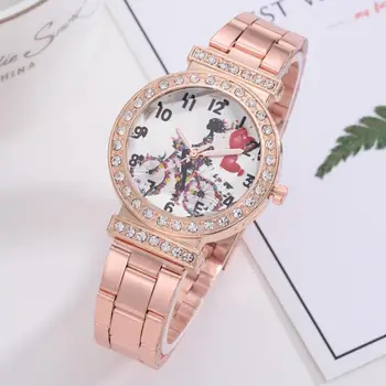 

High Quality New Fashion Steel Band Ladies Watch AliExpress Hot Selling Alloy Personalized Diamond High-end Women's Quartz Watch