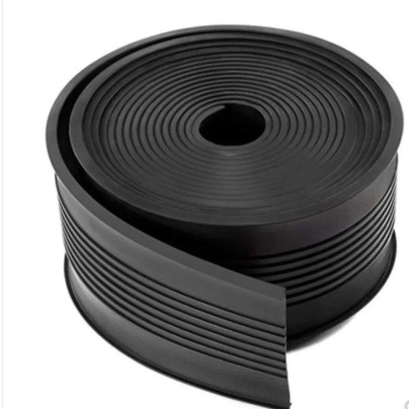 Garagedeur afdichting 3 meter, zelfklevend drempelafdichting voor garagedeuren, onderste garagedeur afdichting, universele weerbestendige rubberstrips