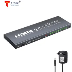 Supuio – répartiteur HDMI 2.0 4 K/60Hz YUV 4:4:4 HDR 1 Em 8 sorties pour Xbox 8 PS4 