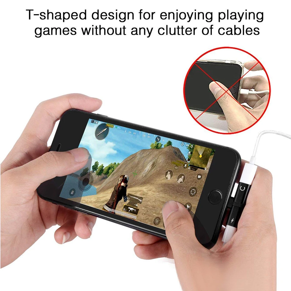 Адаптер IOS для iPhone 7 8 Plus X XS MAX Adaptador iPhone OTG 2 в 1 два порта адаптеры для наушников зарядное устройство аудио сплиттер