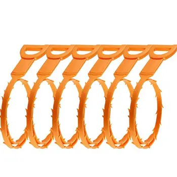

Drain Snake Clog Remover Drain Snake, 6 Pack Drain Snake Hair Drain Clog Tool, 20 Inch Drain Snake Drain Relief Cleaner Tool for