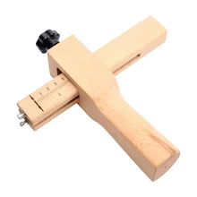 Регулируемый кожаный ремешок резак кожевенное ремесло полоса ремень DIY ручная резка деревянная лента резак с 5 острыми лезвиями кожаные инструменты