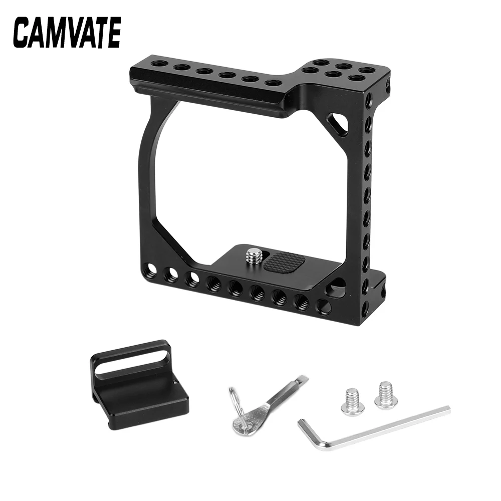 Câmera de Trilho Camvaste com Adaptador Removível Trilho de Segurança Nato para Sony A6000 A6300 A6400 A6500 A6600 Canon Eos m - Image 2