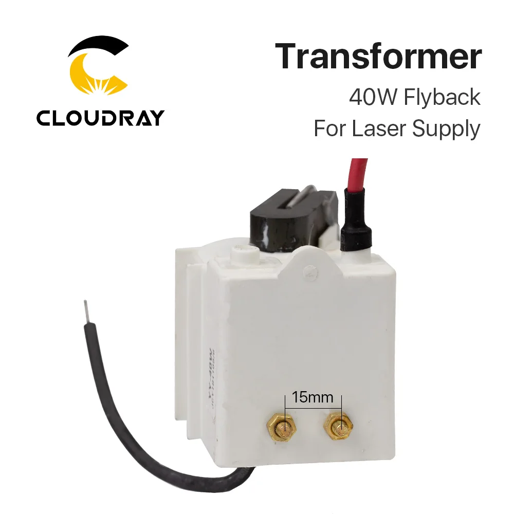 Cloudray 40 Вт Высокое напряжение Flyback трансформатор, Модель B для CO2 40 Вт лазерный источник питания