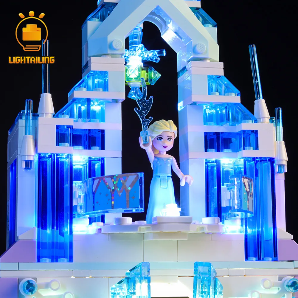 LIGHTAILING светодиодный светильник комплект для 41148 Эльзы волшебный Ледяной дворец светильник ing набор совместим с 41372(не включает модель