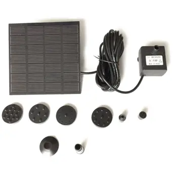 

Solar Fountain Pump Free Standing Bird Bath Fountain Pump for Garden and Patio, Solar Panel Kit Water Pump