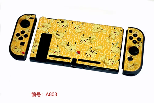 Жесткий чехол для nintendo Switch nintendo s Switch Console, пластиковый чехол Nitendo для NS nintendo Switch Joycon, аксессуары для наклеек - Цвет: A803