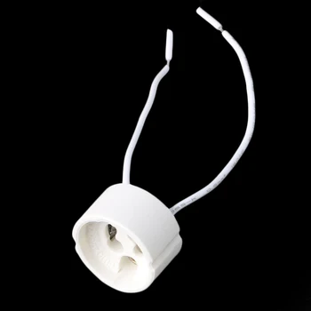 

1pc GU10 Socket LED Bulb Halogen Lamp Holder Base Ceramic Wire Connector