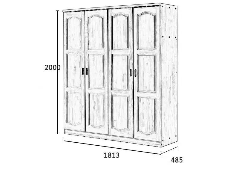 Madera Roupa Meuble Range Garderobe Meubel Armario, винтажный деревянный шкаф, шкаф, мебель для спальни, гардероб