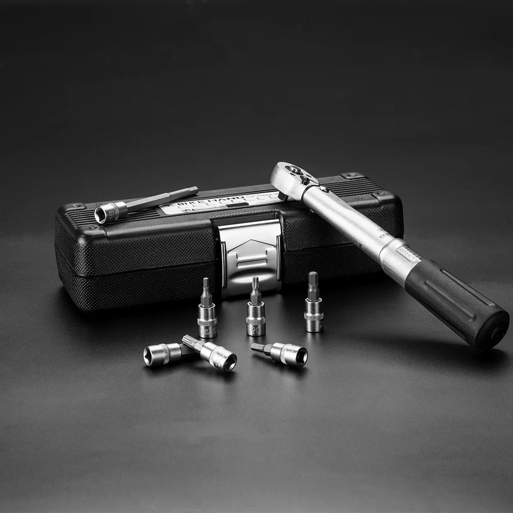 

Bikehand Bicycle Car Repair Tools Highway Mountain Bike Maintenance Hexagon Socket Repair Preset Torque Wrench