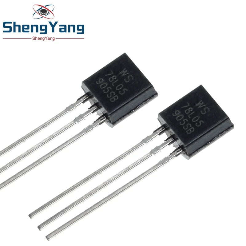 50pcs 78L05 L78L05 Linear Voltage Regulators 5.0V 0.1A Positive TO 92