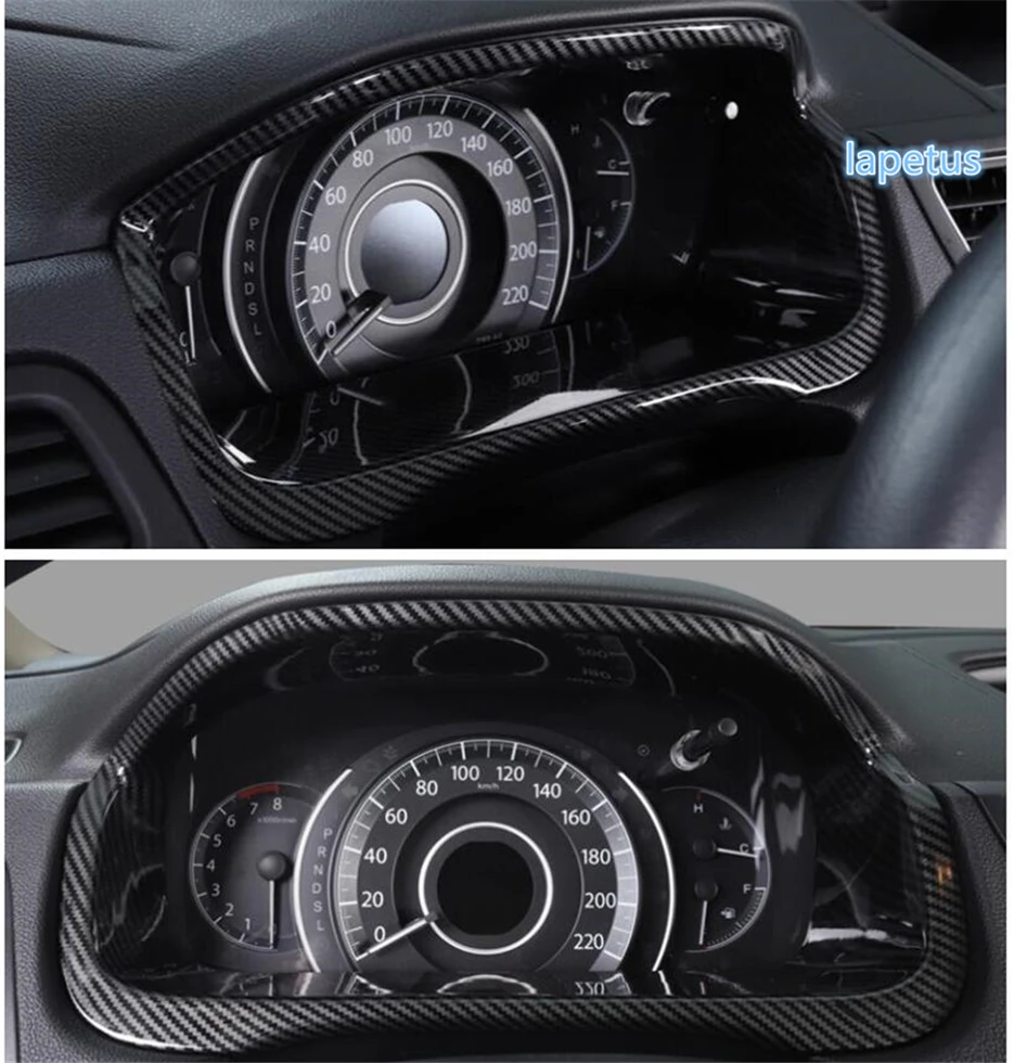 

Lapetus Dashboard Instrument Display Screen Decoration Frame Cover Trim Fit For Honda CRV CR-V 2012 - 2016 ABS Carbon Fiber Look