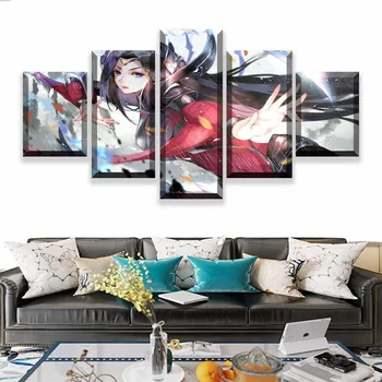 

Game Irelia 5 Piece Home Decor Picture Print Painting Canvas Wall Art Canvas Wall Art For Living Room