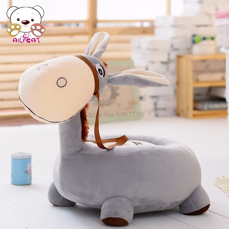 Plush Toy Dinosaur Sofa Children's Sofa Seat Pillow Cushion Lazy Cushion Sofa Chair Tatami Cushion Quality Filling - Цвет: Лиловый