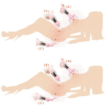 Mini 3 In 1 Vibrator Clitoris Stimulator G Spot Masturbation Nipple Stimulation Massager Adult Sex Vibrator Toys for Women Men 6