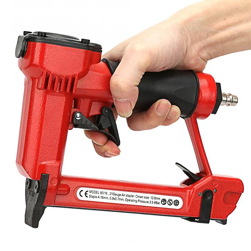 

Air Nail Gun Woodworking Stapler Nailer Pneumatic Electric Handheld Stapling Gun Furniture Interior Decoration Carpentry Tools