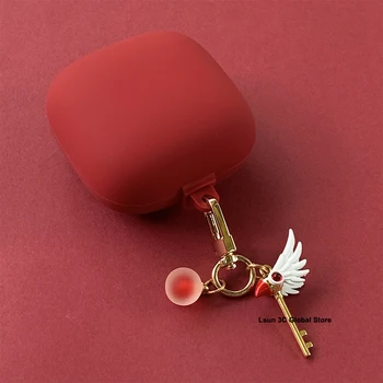 

Luxury Silicone Cover for Beats Powerbeats Pro Case Protect Wireless Bluetooth Earphone Accessories Sleeve Cartoon Keyring Decor