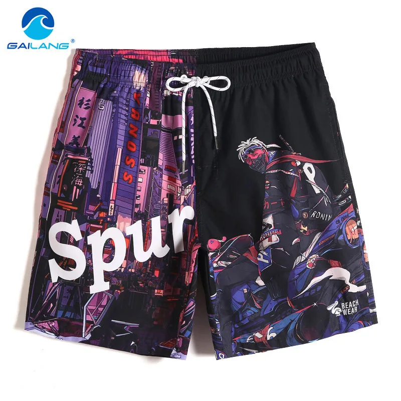 

Gailang Brand Men Boardshorts Swimwear Activewear Shorts Casual Jogger Bermuda Bottoms Mens Beach Quick Drying Swimsuits Trunks