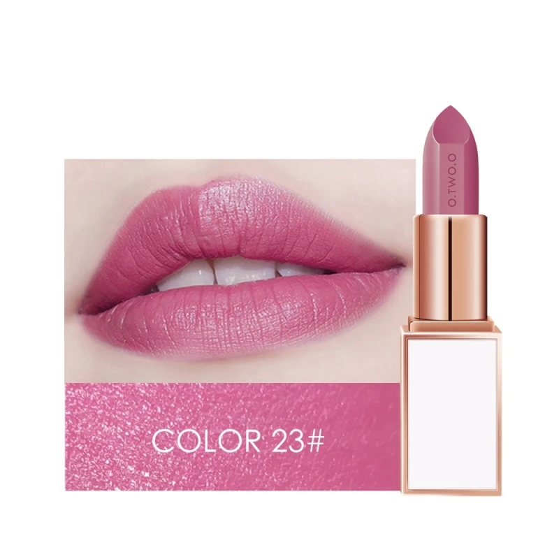 20 Colors Semi-Matte Lipstick Lip Makeup Lipstick Long Lasting Matte Beauty Tools labiales batom Lips Tint D1