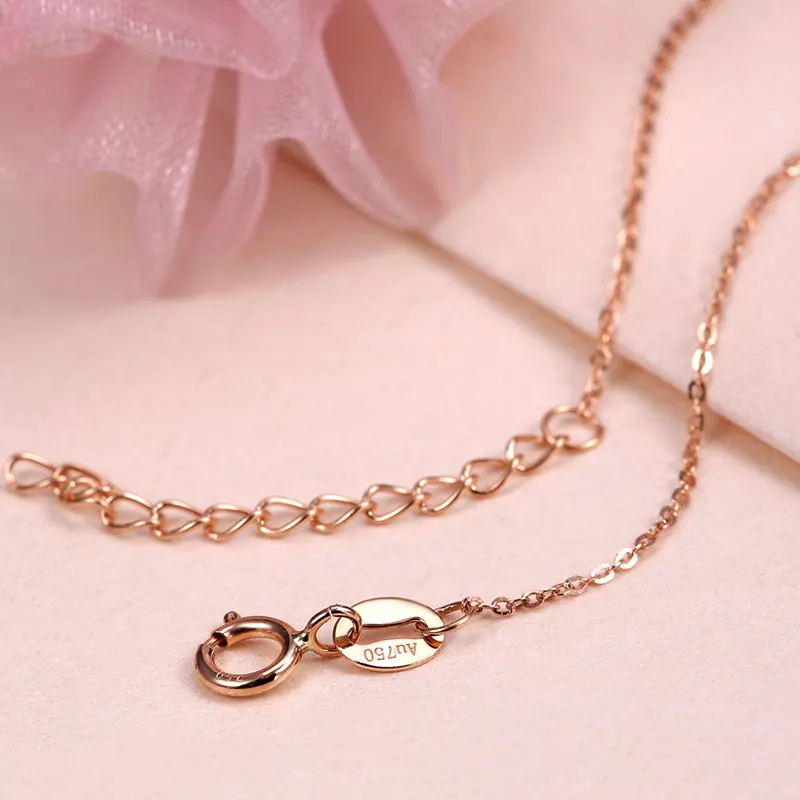 Модный кулон с бабочкой, 18 K, чистый настоящий, натуральный, Золотой шарм, ожерелье, набор для женщин и девушек, Необычные офисные украшения, подарок